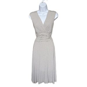 Gilli | Black and White Striped Dress